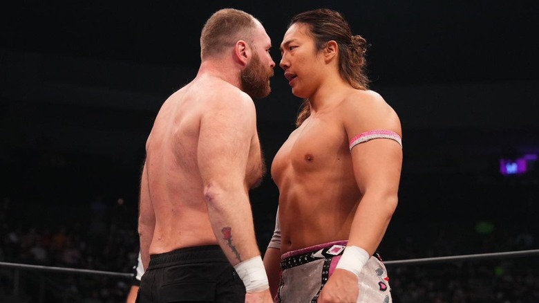 Jon Moxley and Konosuke Takeshita on AEW Rampage