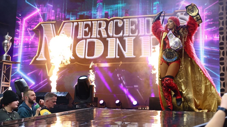 Mercedes Mone makes her entrance