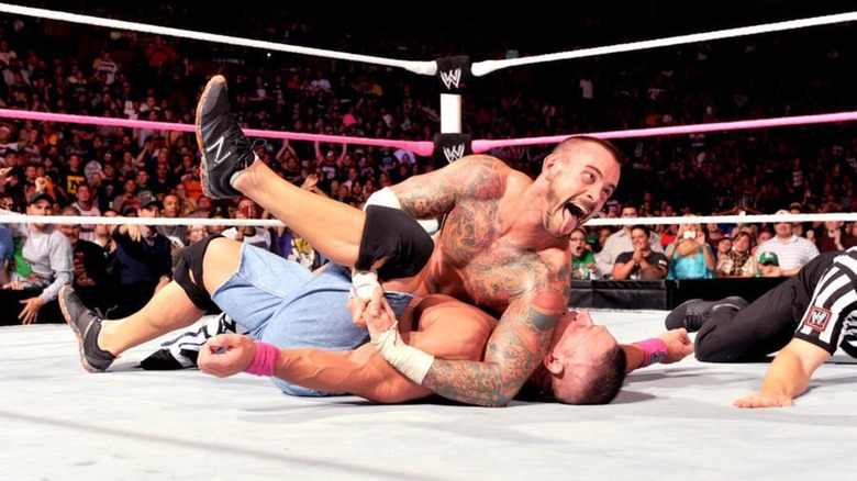 CM Punk covers John Cena