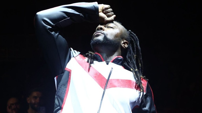 Swerve Strickland at AEW x NJPW Forbidden Door 2025