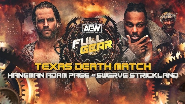 Hangman Page vs. Swerve Strickland Match Graphic