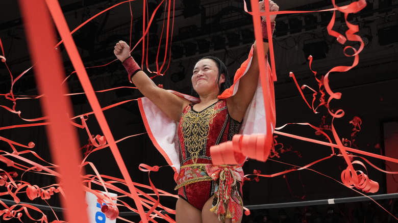 Meiko Satomura in Sendai Girls in 2025