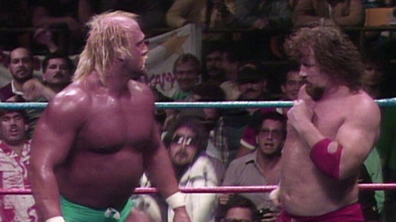 Hulk Hogan brawls with Terry Funk