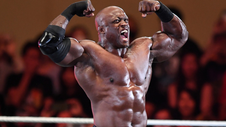 Bobby Lashley enters the ring during the WWE Live Tokyo at Ryogoku Kokugikan on June 29, 2019 in Tokyo, Japan.