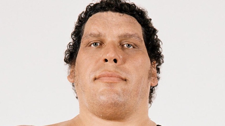 Andre the Giant looks forward