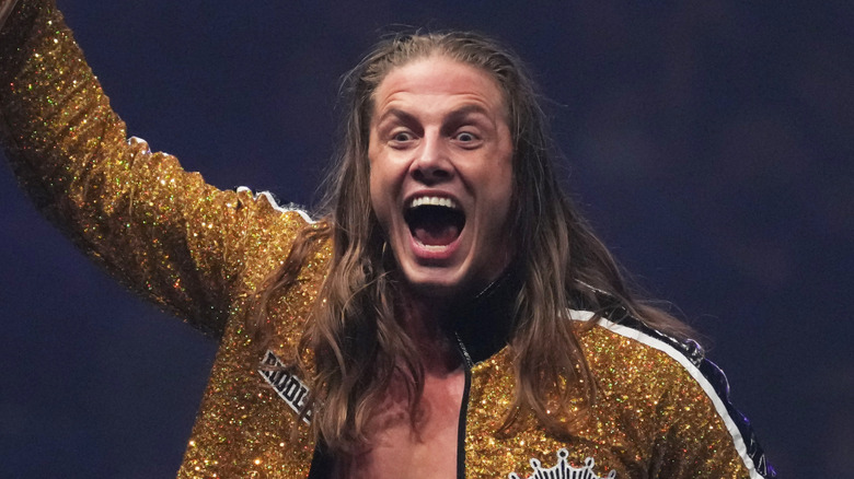 Matt Riddle enters the ring during the New Japan Pro-Wrestling at Hokkaido Prefectural Sports Center on February 24, 2024 in Sapporo, Hokkaido, Japan.