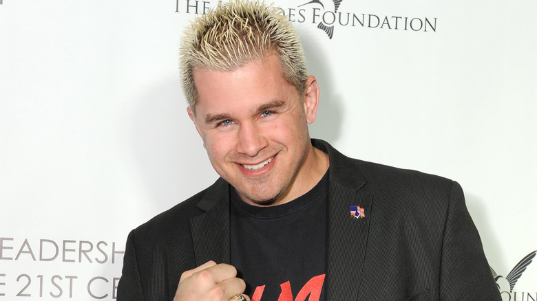 Professional Wrestler Daniel Puder attends a Q&A With Ann Curry courtesy of the Lourdes Foundation at the California Science Center on February 26, 2014 in Los Angeles, California.