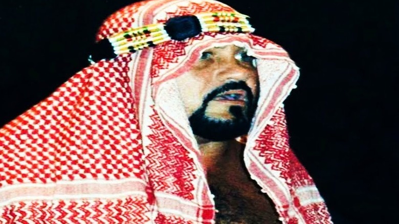 "The Great Mephisto" stands in the ring before a match at Championship Wrestling from Florida in a YouTube video posted by 106 N. Albany.
