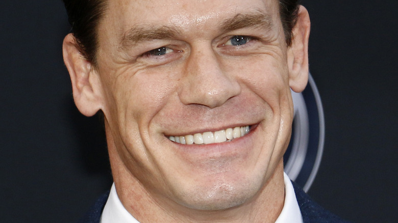 John Cena smiles