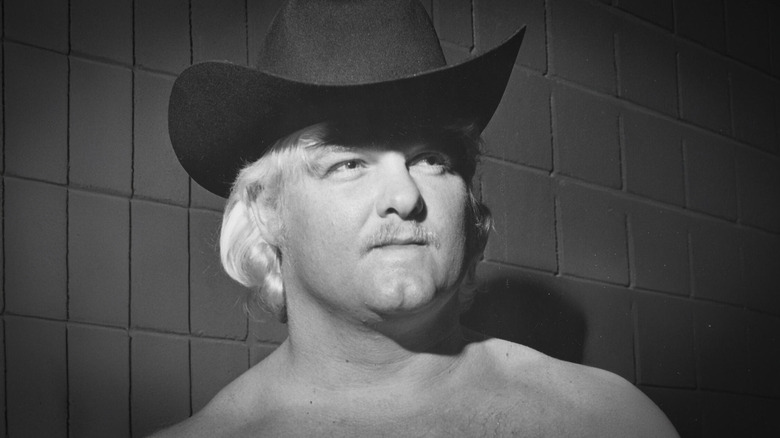 Bobby Duncum Sr. poses in a cowboy hat in a black-and-white photo posted by WWE following his passing.
