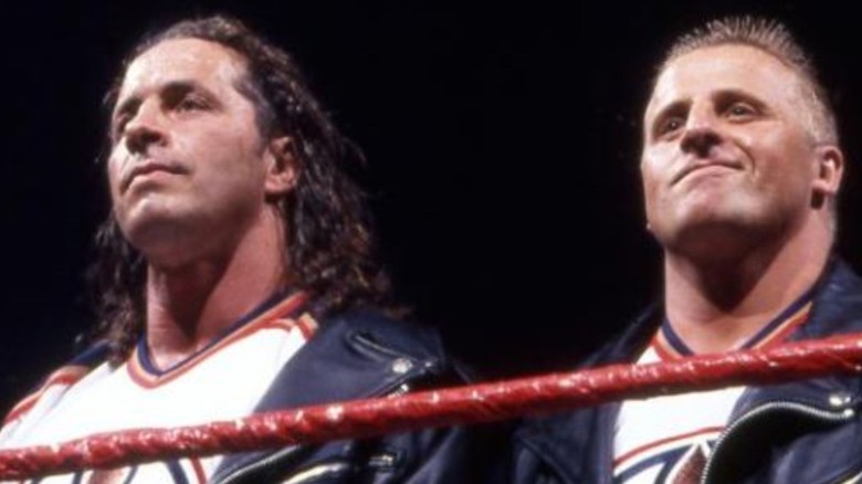 Bret and Owen Hart on WWE Raw