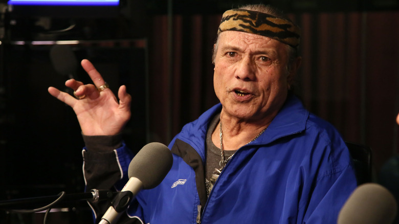 Jimmy "Superfly" Snuka visits "The Opie & Anthony Show" at SiriusXM studios on January 9, 2013 in New York City