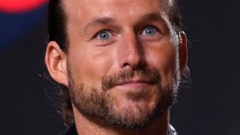 Close-up of Adam Cole's face