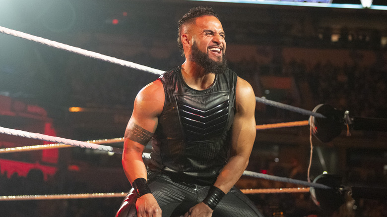 Tama Tonga entrance during SmackDown at Gainbridge Fieldhouse on January 31, 2025 in Indianapolis, Indiana.