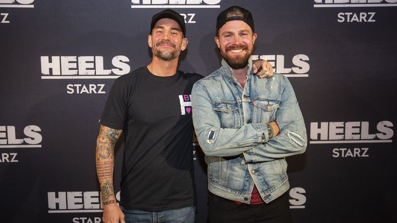CM Punk and Stephen Amell