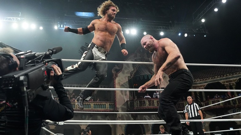 Hangman Page and Jon Moxley on AEW Dynamite