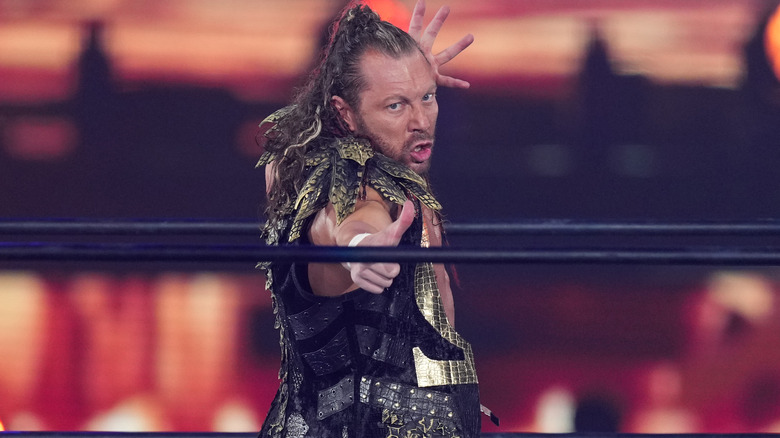 Kenny Omega makes his entrance