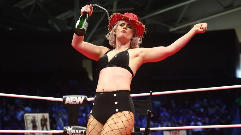 Toni Storm in the ring
