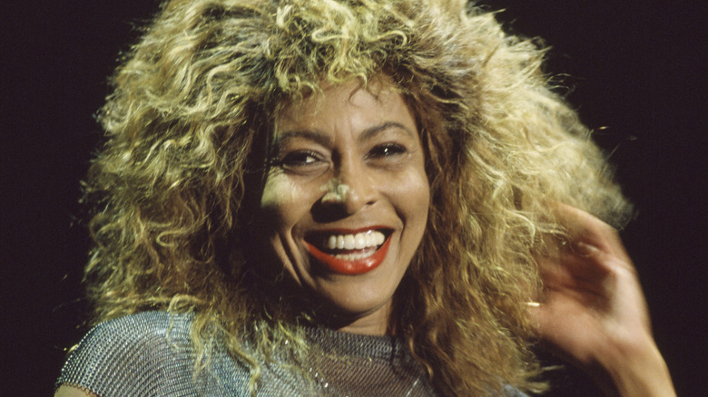 Tina Turner smiling