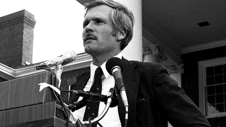 Young Ted Turner at a CNN event