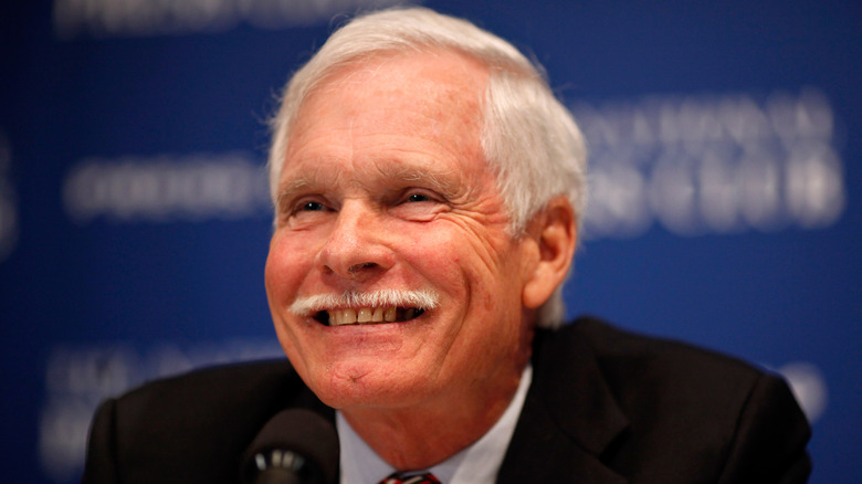 Ted Turner smiling