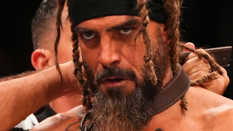 Jay Briscoe prepares for a match against FTR