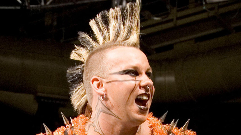 Shannon Moore performing in WWE