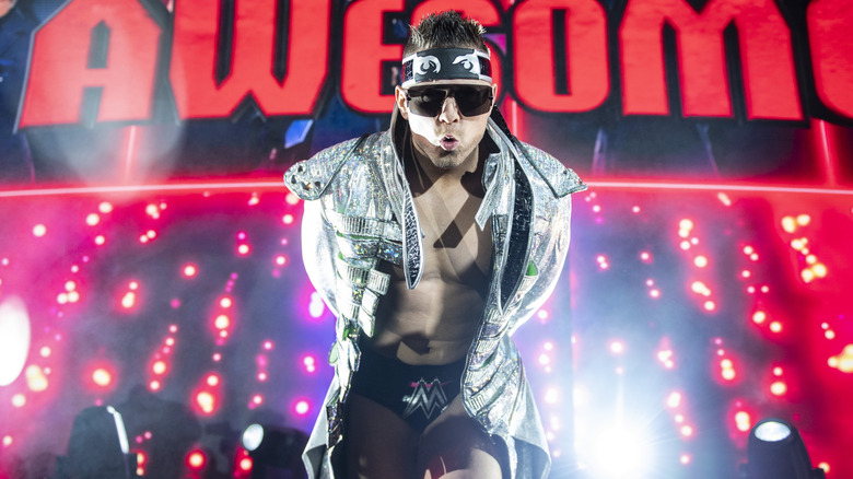 The Miz making his entrance