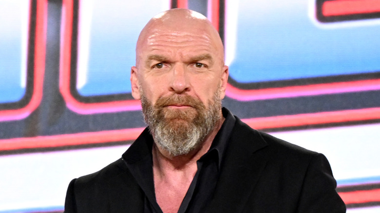 Triple H looking serious
