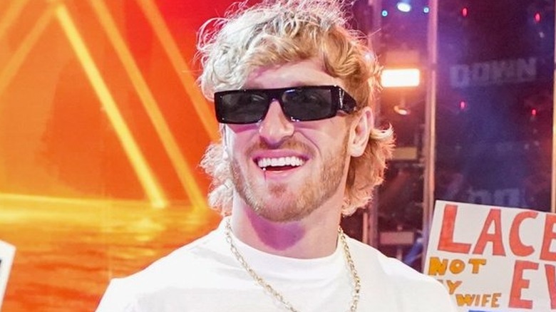 Logan Paul makes his entrance