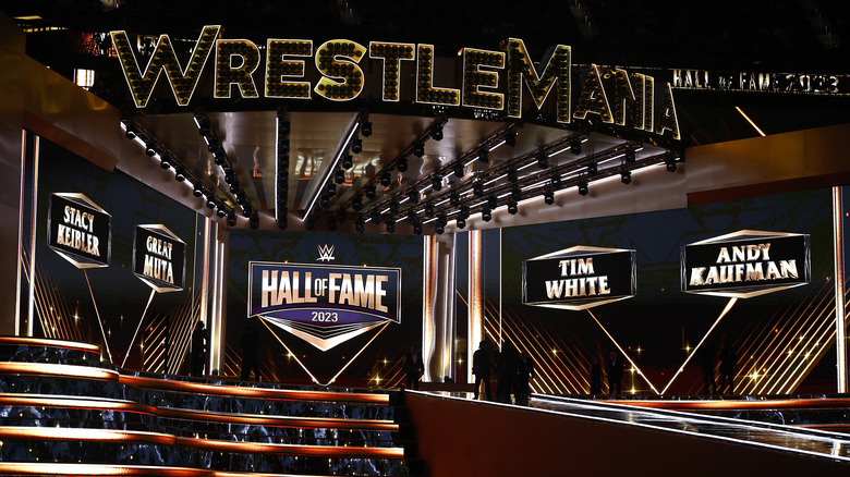 The WrestleMania Set Shows Off The 2023 Hall Of Fame Class