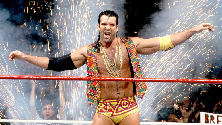 Razor Ramon makes his entrance