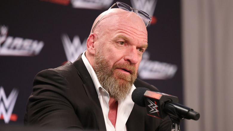 Triple H talking