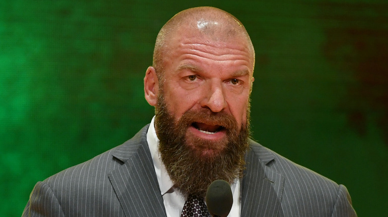 Triple H speaking