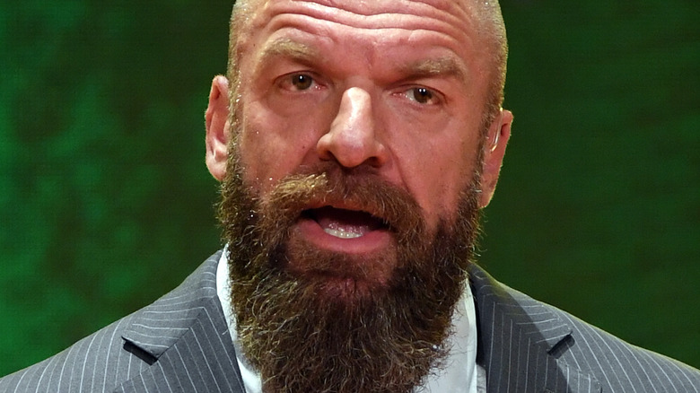 Triple H speaking