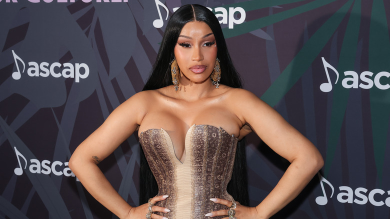 Cardi B posing for photo