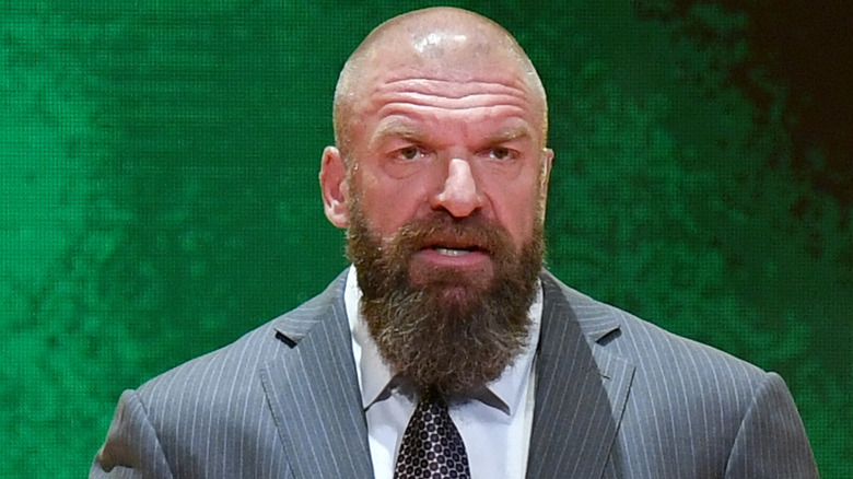 Triple H speaking