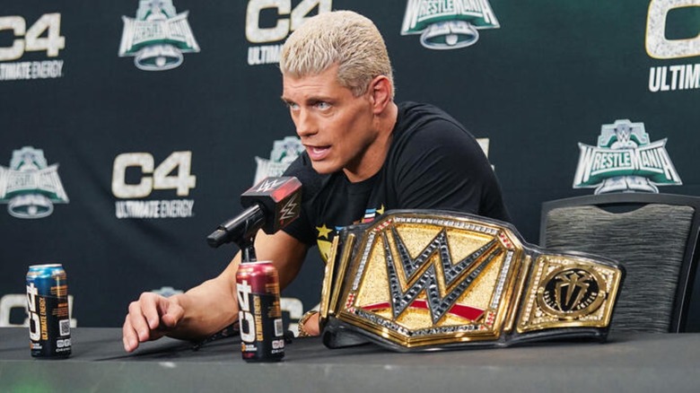 Cody Rhodes with WWE Championship