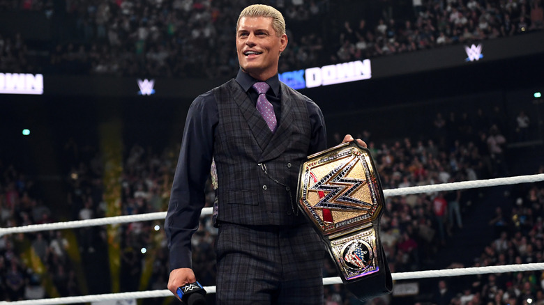 Cody Rhodes smiling