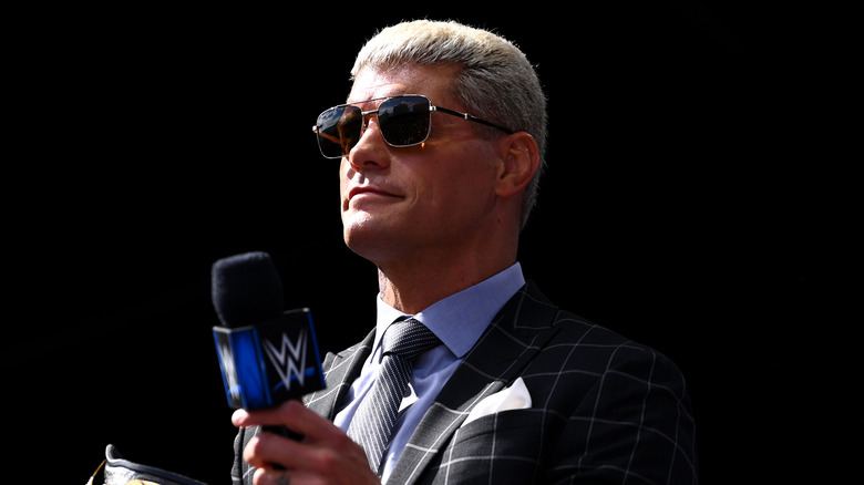 Cody Rhodes wearing sunglasses 