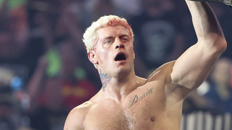 Cody Rhodes wondering why his eye hurts