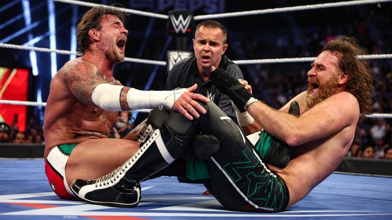 CM Punk and Sami Zayn on WWE SmackDown