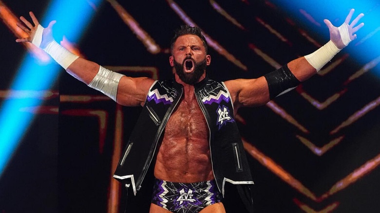 Matt Cardona makes his entrance on 