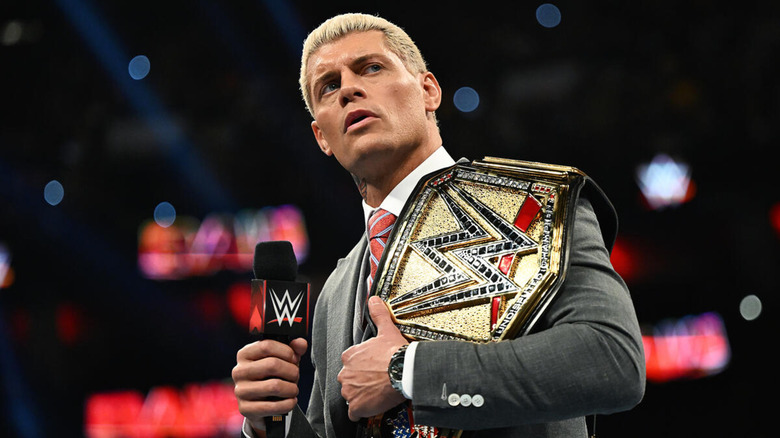Cody Rhodes posing on WWE Raw