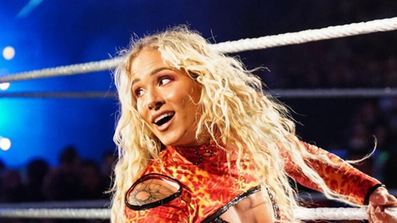 Sol Ruca making her entrance