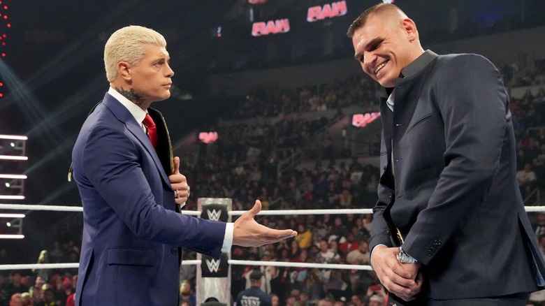Cody Rhodes and Gunther come face-to-face