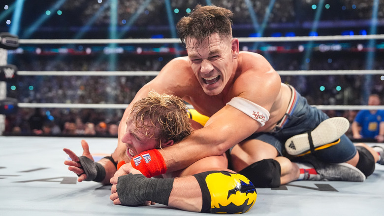 John Cena locks in an STF