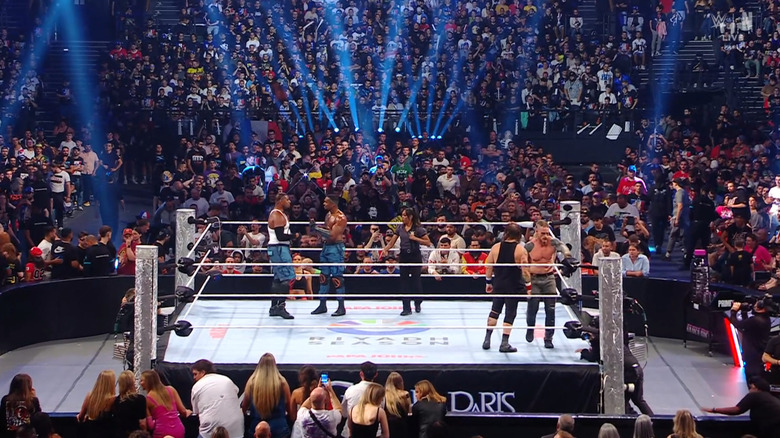 All four men in the ring