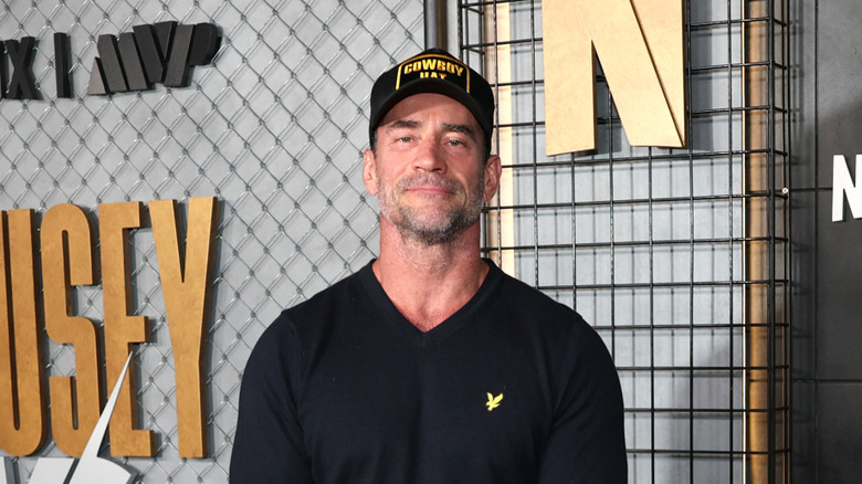 CM Punk at the Ronda Rousey-Gina Carano fight