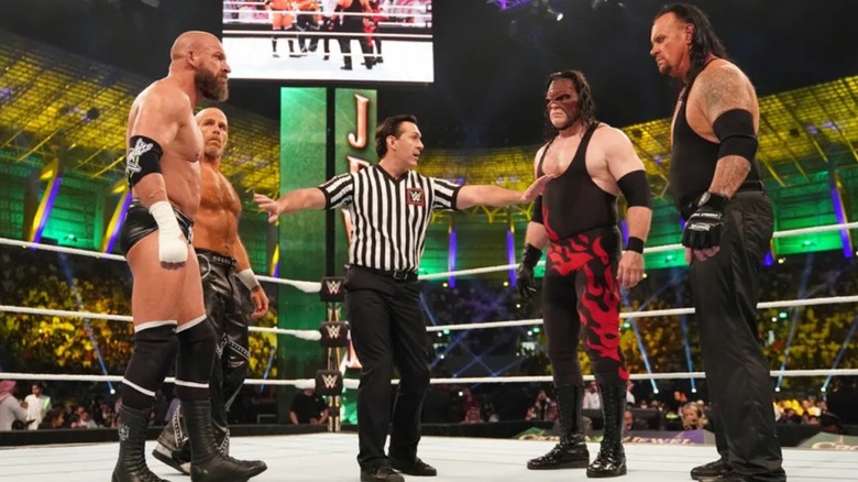 DX and The Brothers of Destruction at WWE Crown Jewel 2018